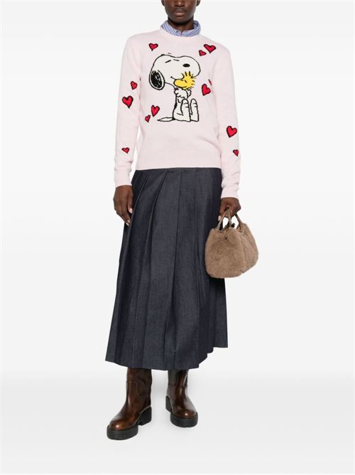Maglia donna girocollo Snoopy MC2 SAINT BARTH | NEWQUEEN ALPACA04029I